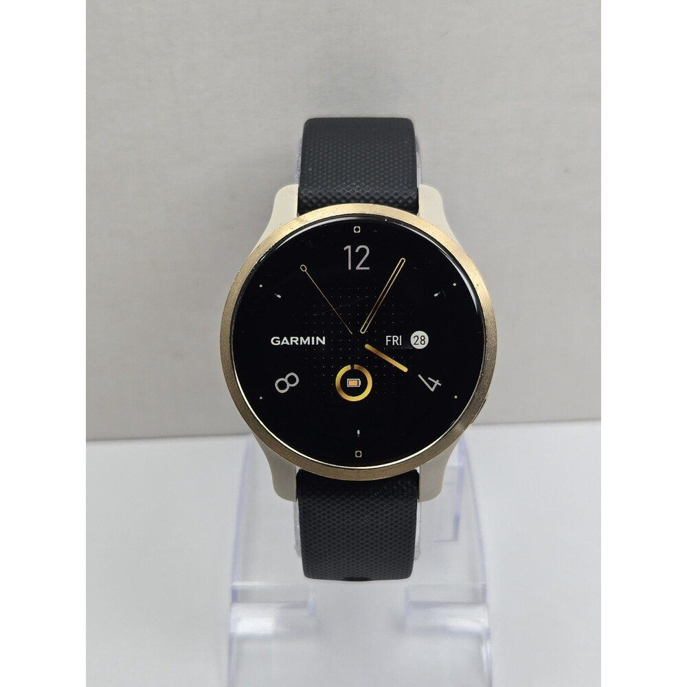 Garmin Venu 2S GPS Smartwatch 40mm Gold Sand AMOLED Fitness Music Heart Rate NFC